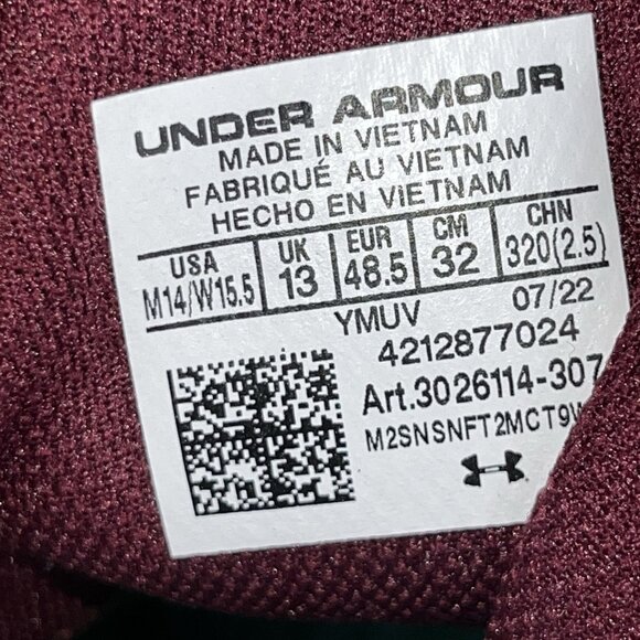 Under Armour Curry 9 Flow PE WTD WHAT THE DELL UNRELEASED Friends & Family Sz 14 main image 7